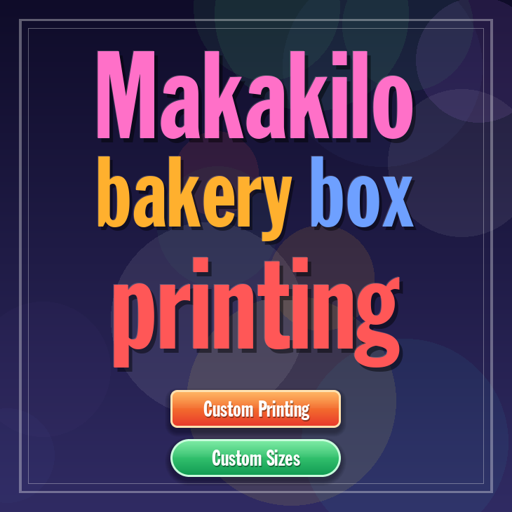 Makakilo bakery box printing