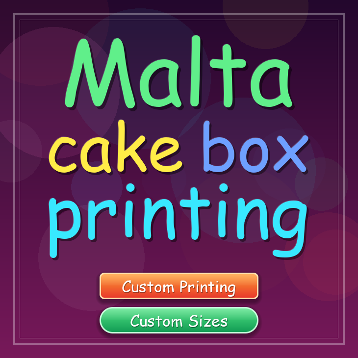 Malta cake box printing