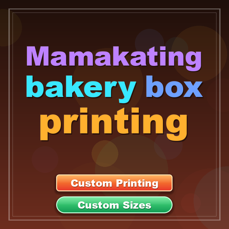 Mamakating bakery box printing