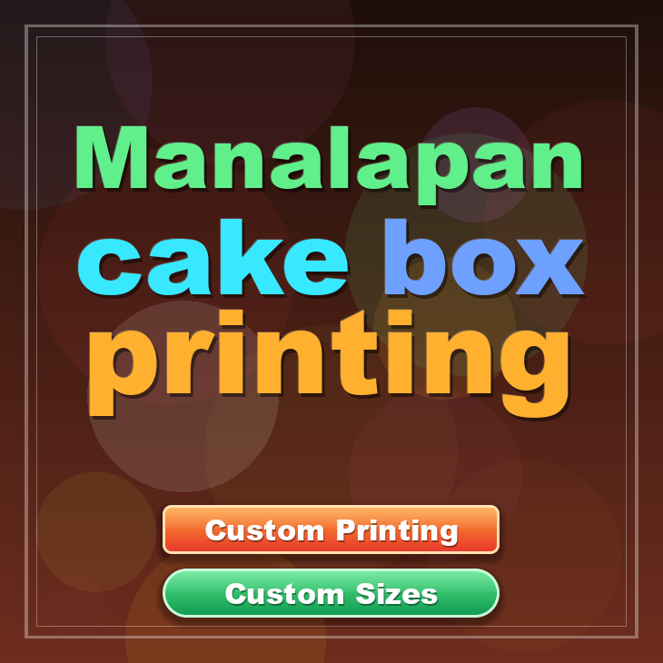 Manalapan cake box printing