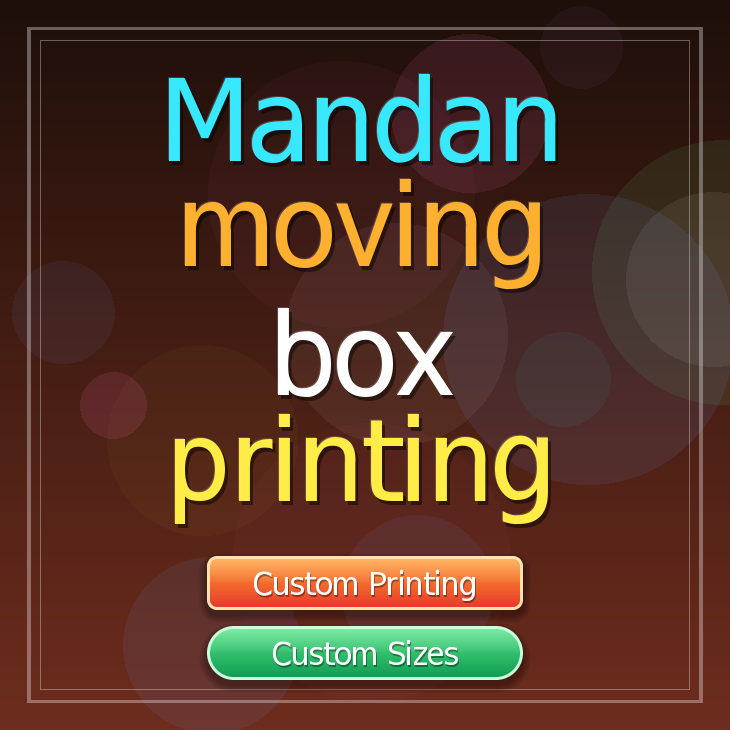 Mandan moving box printing