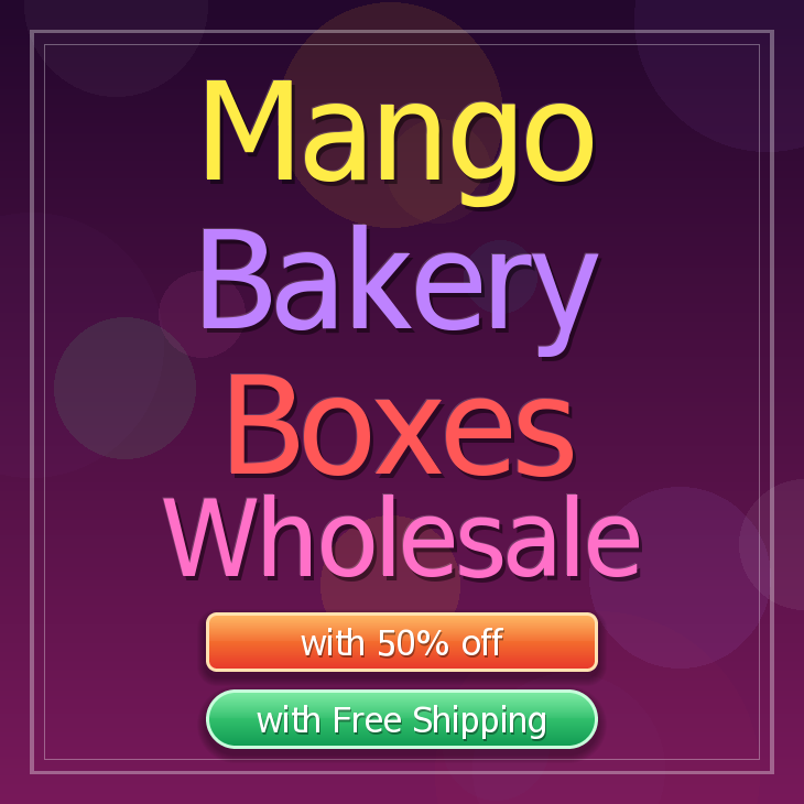 Mango bakery boxes