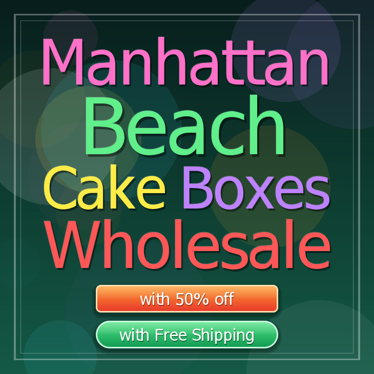 Manhattan Beach cake boxes