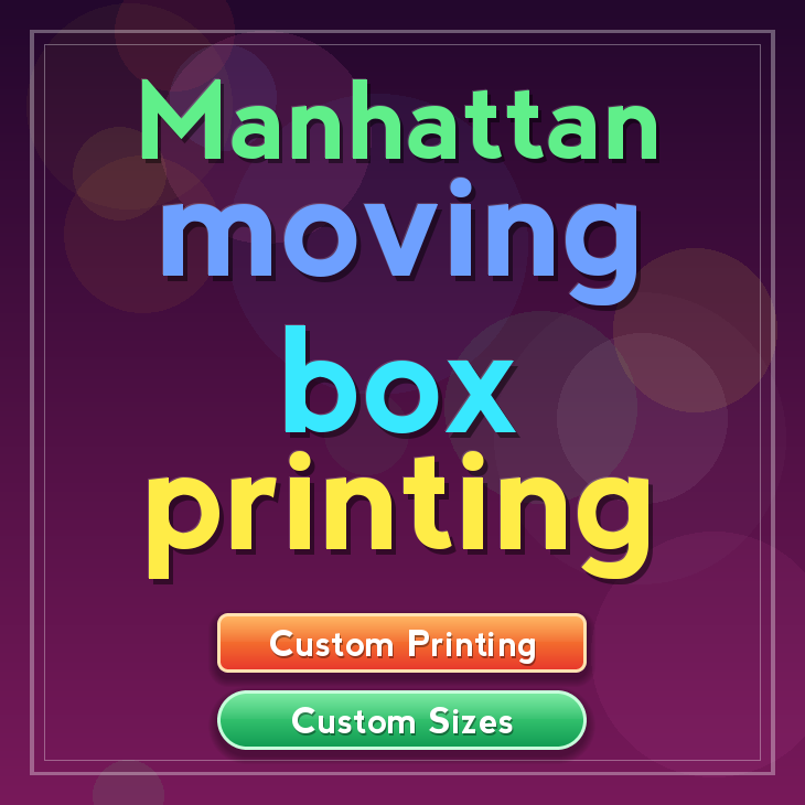 Manhattan moving box printing