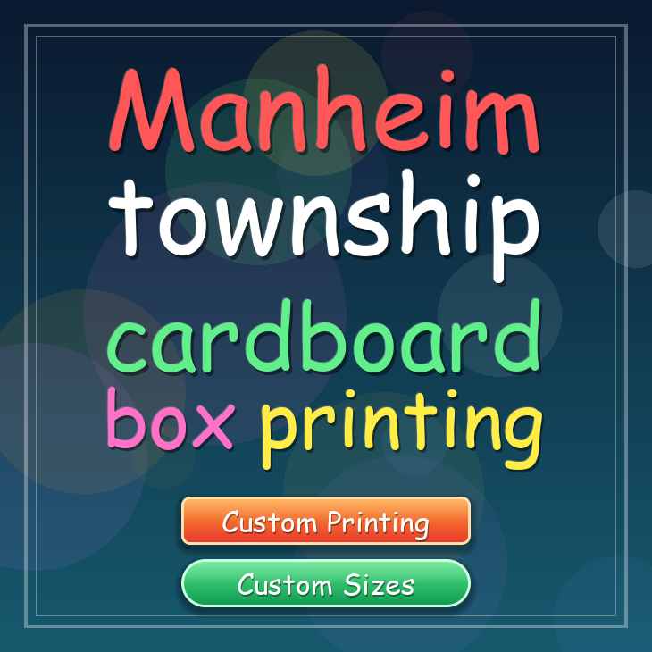 Manheim township cardboard box printing
