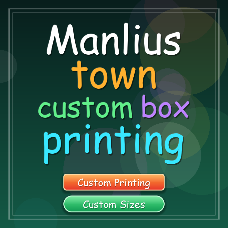 Manlius town custom box printing