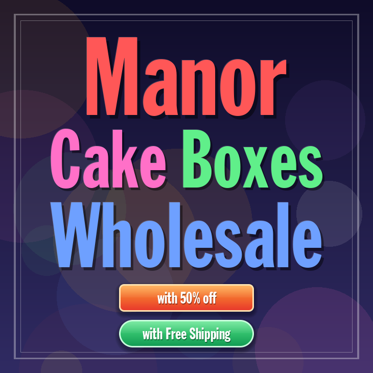 Manor cake boxes