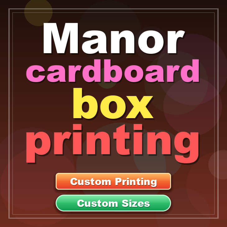 Manor cardboard box printing