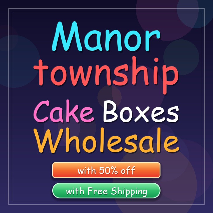 Manor Township cake boxes