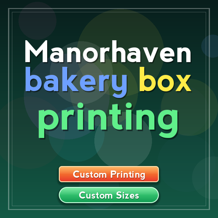 Manorhaven bakery box printing