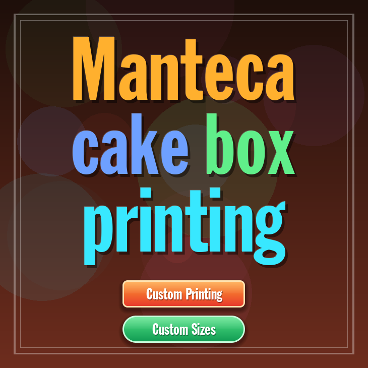 Manteca cake box printing