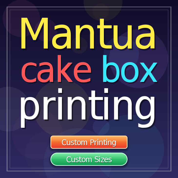 Mantua cake box printing