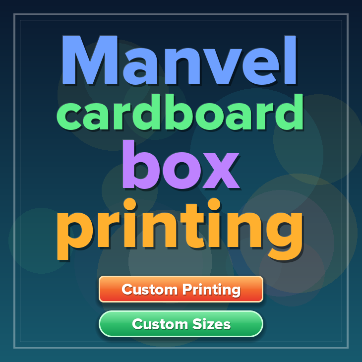 Manvel cardboard box printing