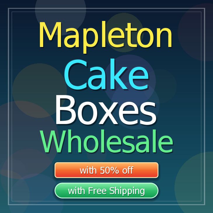 Mapleton cake boxes