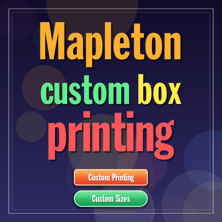 Mapleton custom box printing