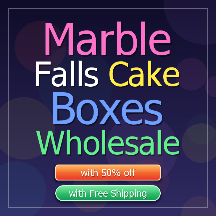 Marble Falls cake boxes