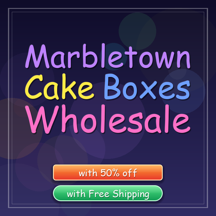 Marbletown cake boxes