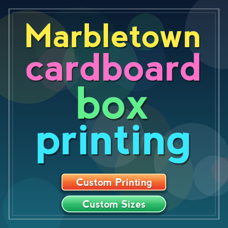 Marbletown cardboard box printing