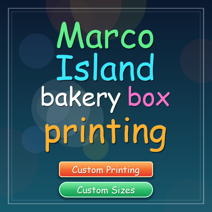 Marco Island bakery box printing