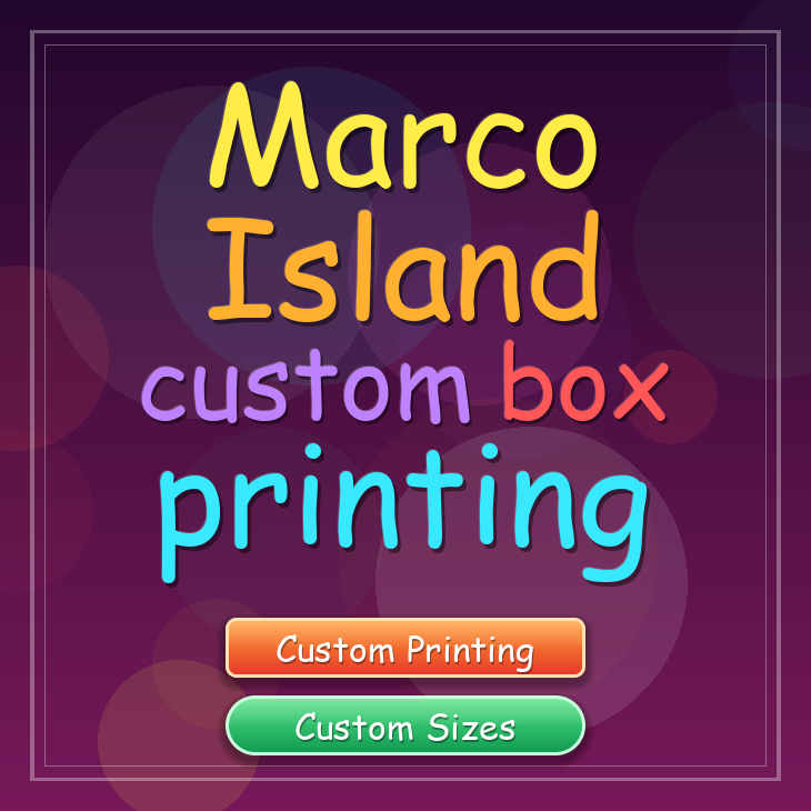 Marco Island custom box printing