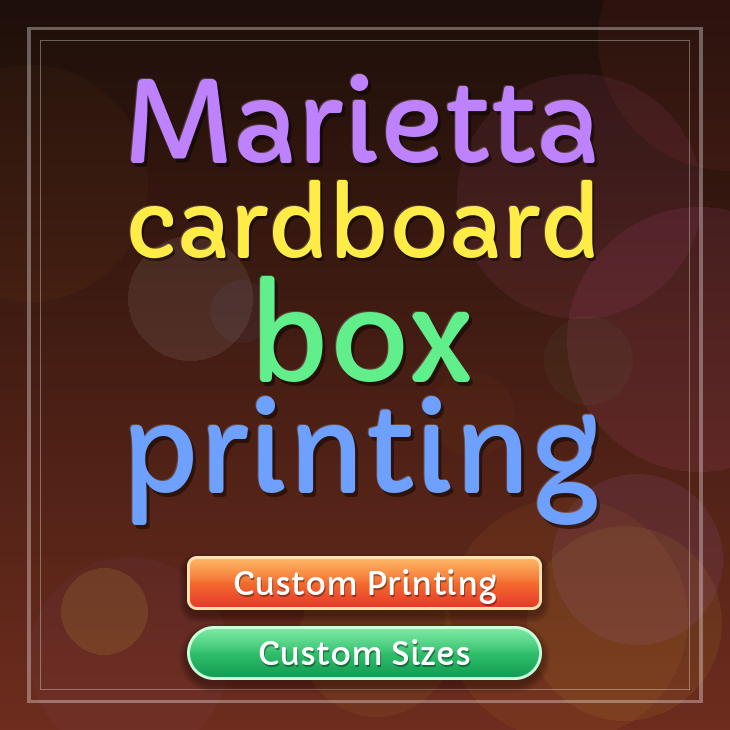 Marietta cardboard box printing