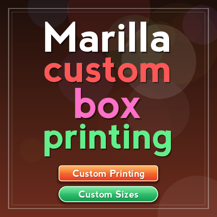 Marilla custom box printing