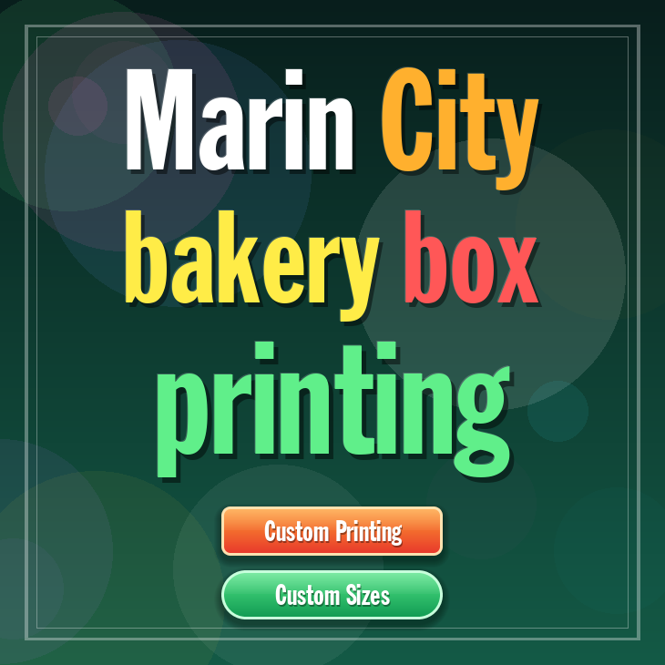 Marin City bakery box printing