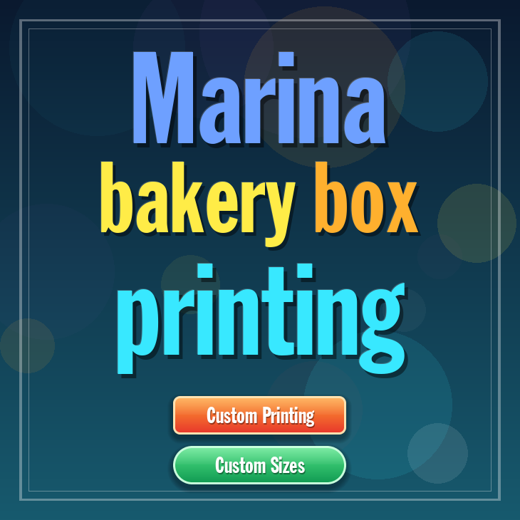 Marina bakery box printing