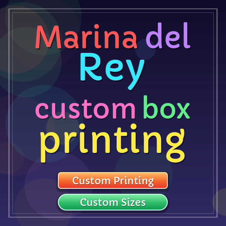 Marina del Rey custom box printing