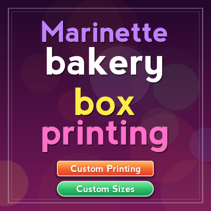 Marinette bakery box printing
