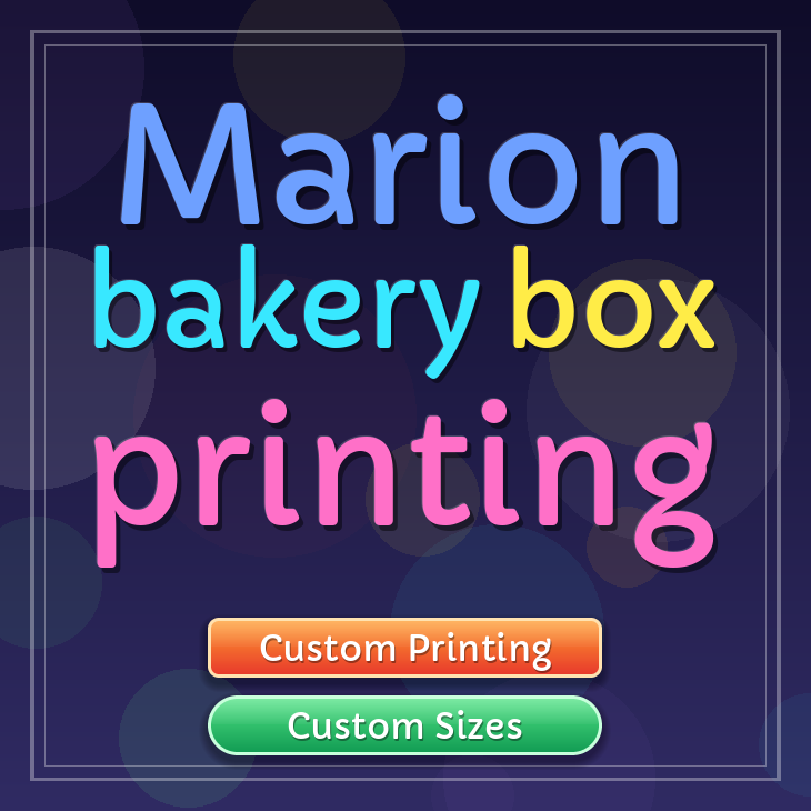 Marion bakery box printing
