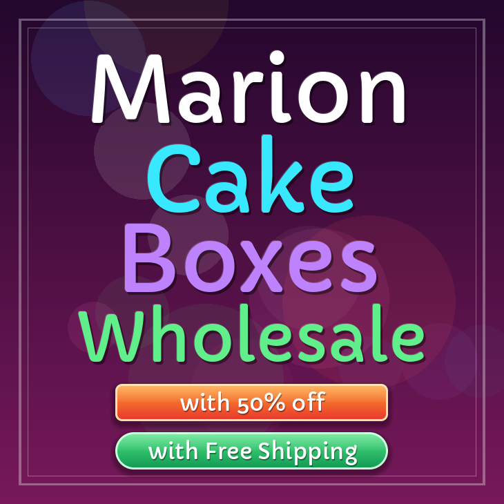 Marion cake boxes