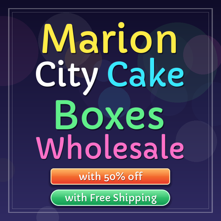 Marion city cake boxes