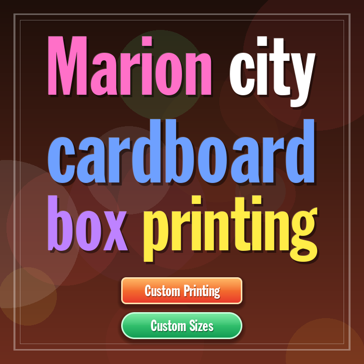 Marion city cardboard box printing