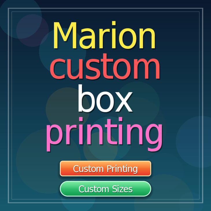 Marion custom box printing