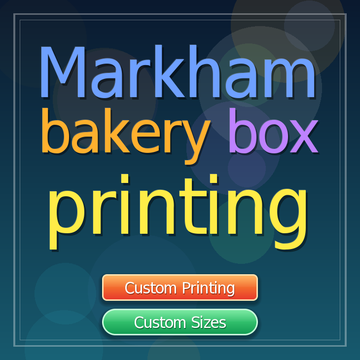 Markham bakery box printing