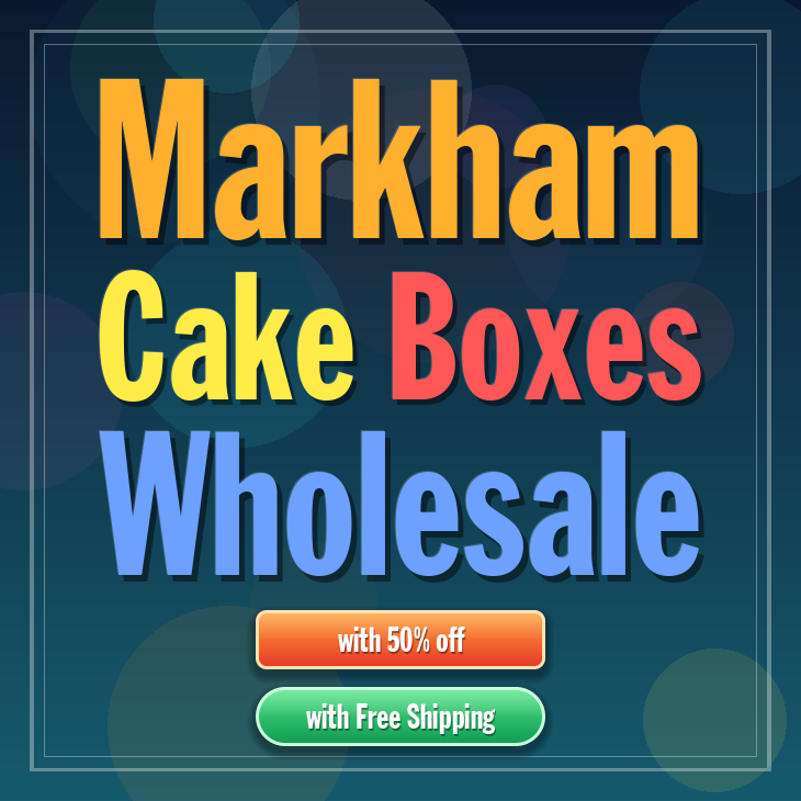 Markham cake boxes