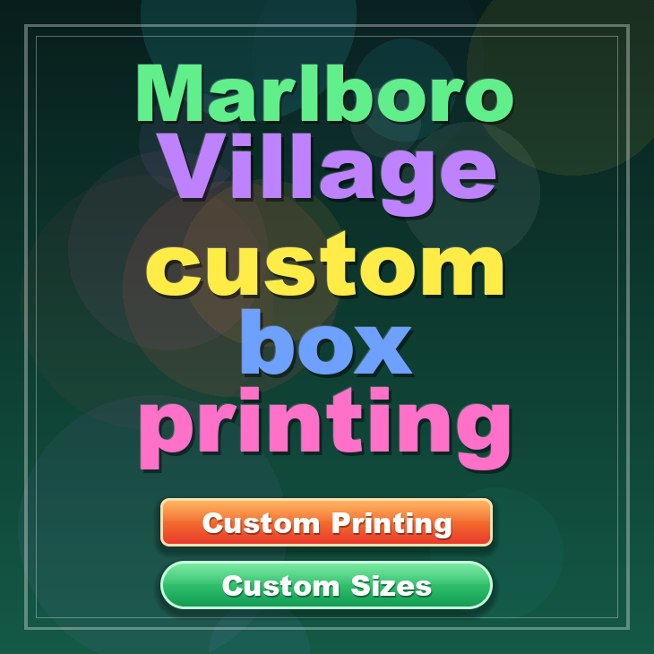 Marlboro Village custom box printing