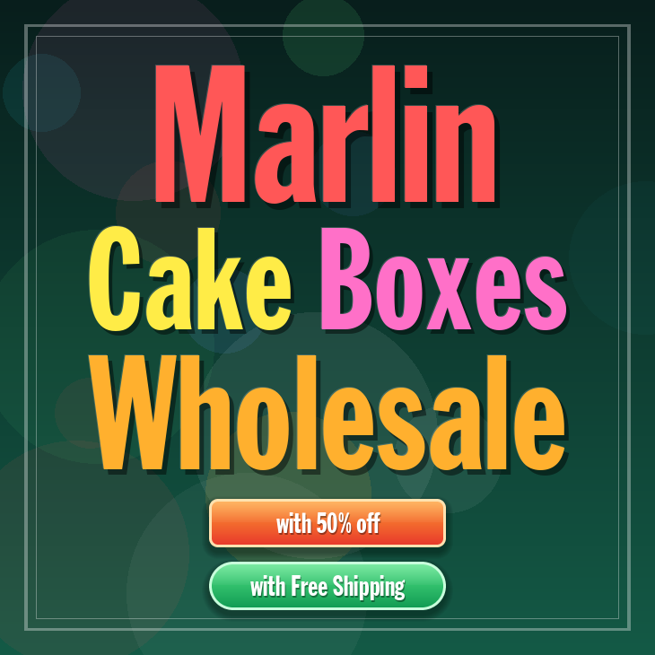 Marlin cake boxes