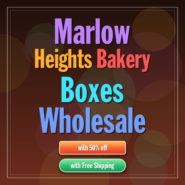 Marlow Heights bakery boxes