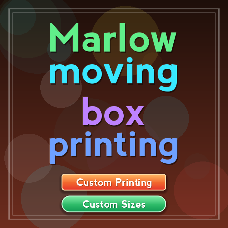 Marlow moving box printing
