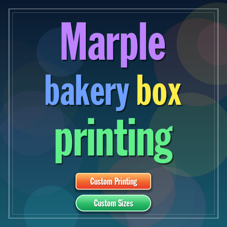Marple bakery box printing