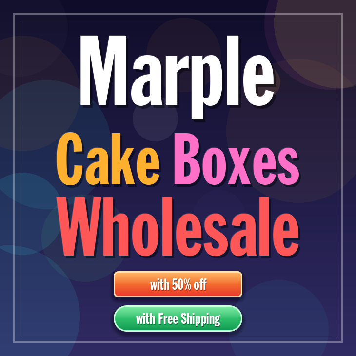 Marple cake boxes