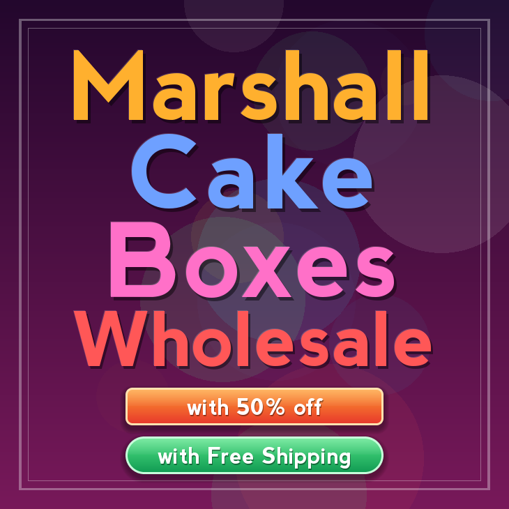 Marshall cake boxes