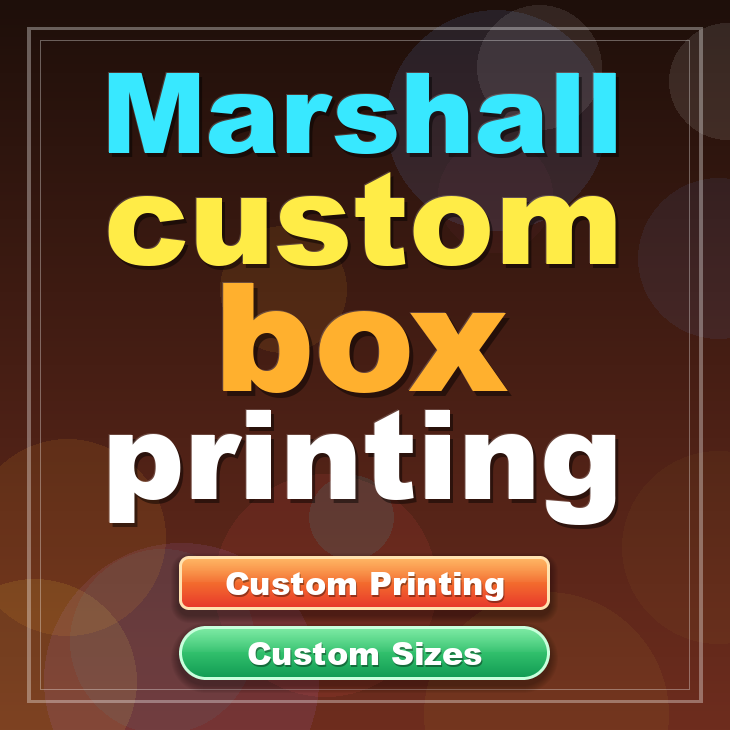 Marshall custom box printing