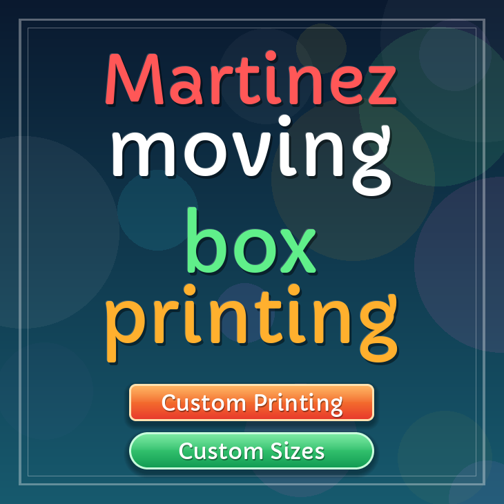 Martinez moving box printing