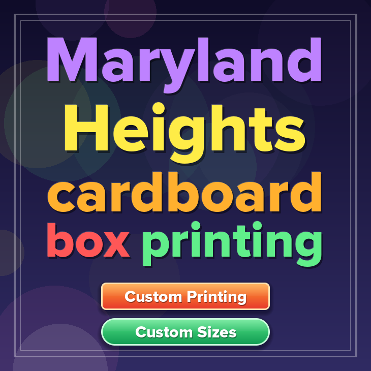 Maryland Heights cardboard box printing