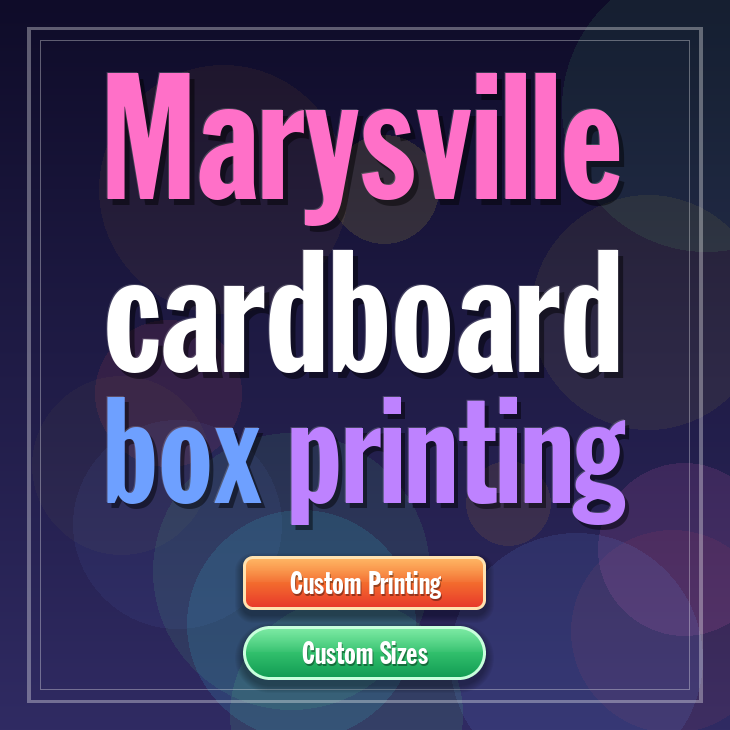 Marysville cardboard box printing