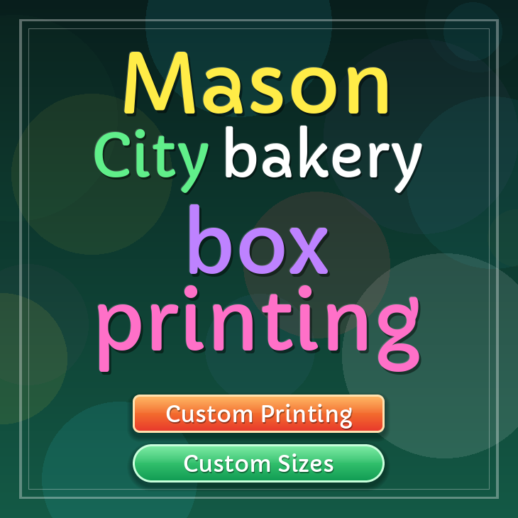 Mason City bakery box printing