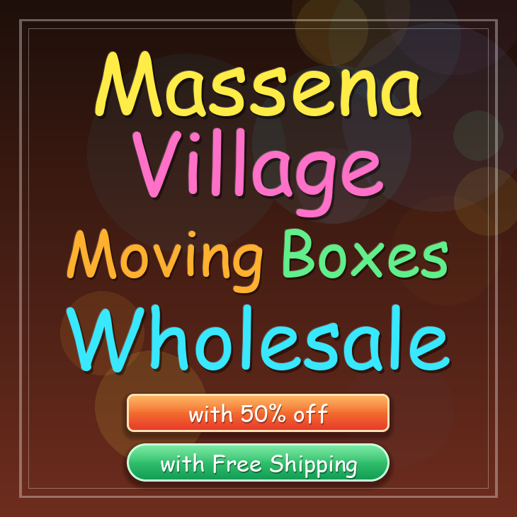 Massena Village moving boxes